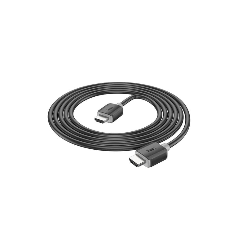 Кабель мультимедійний HDMI M to HDMI M 2.0m V2.0 4K black HOCO (6931474799395) - фото 5