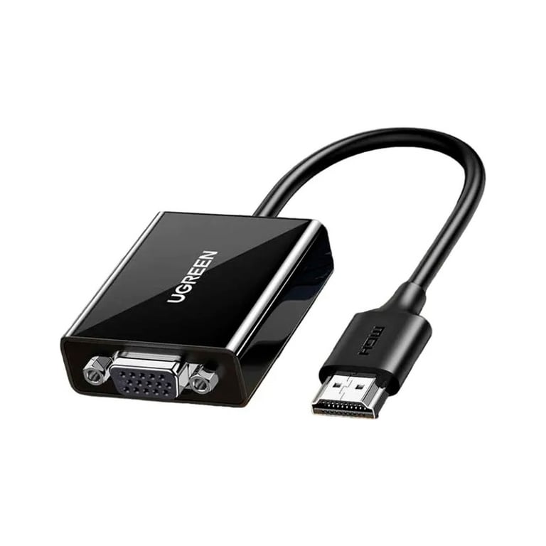 Перехідник HDMI M to VGA F 1920x1080 60Hz black Ugreen (UGR-90813) - фото 2