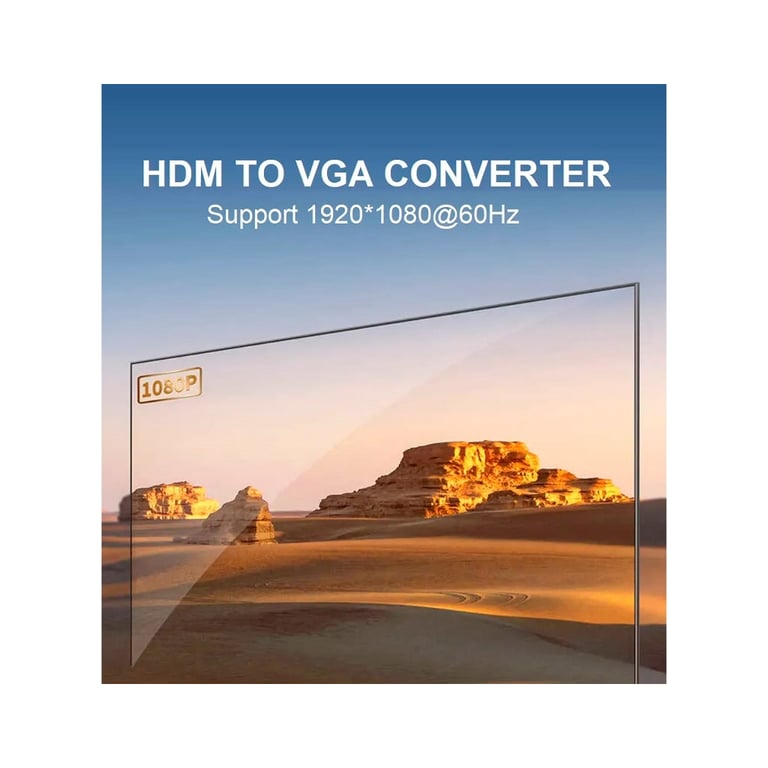 Перехідник HDMI M to VGA F 1920x1080 60Hz black Ugreen (UGR-90813) - фото 7