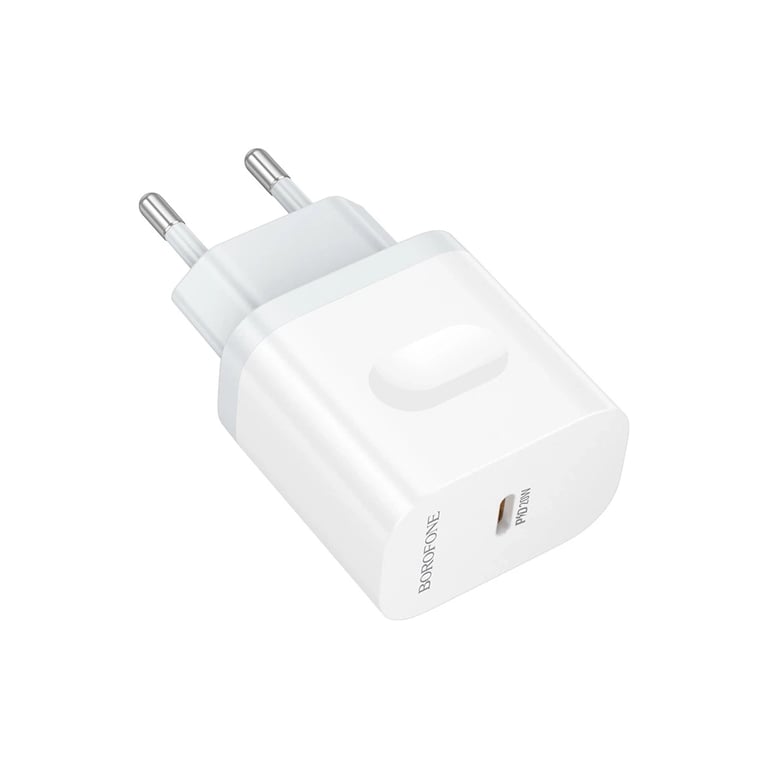 Зарядний пристрій BOROFONE BA99A USB-C PD20W white (6941991121357) - фото 5