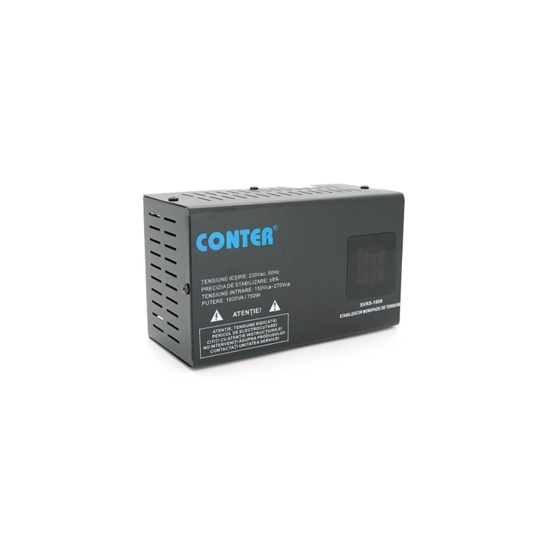 Стабілізатор напруги Conter SVRS-1000VA/750W (CR-SVRS-1000) - фото 3