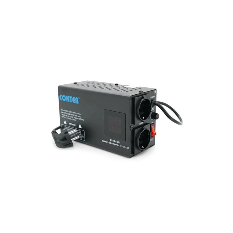 Стабілізатор напруги Conter SVRS-1000VA/750W (CR-SVRS-1000) - фото 5