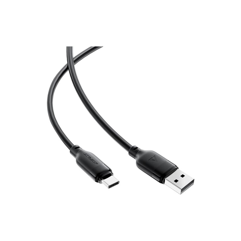 Дата кабель USB 2.0 AM to USB-C 1.2m 3A TPE black Acefast (6974316283812) - фото 4