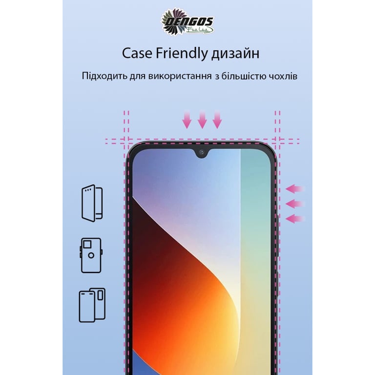 Чохол до мобільного телефона Dengos Carbon Cover + Glass Xiaomi Redmi A7 Pro Black (DG-KM-202) - фото 5