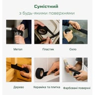 Ізоляційна стрічка Alloid Pro, лавсанова, чорна, 200мкм, 19мм×10м (MIT-2001910) - фото 4