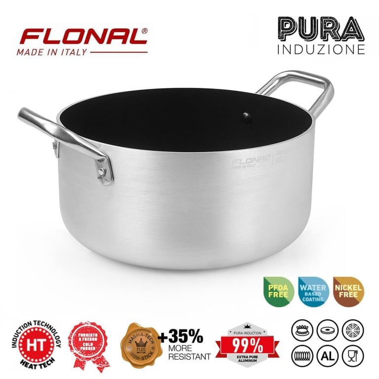Каструля Flonal Pura Induction Professional 7,9 л (GPRC22870) (DAS303708) - фото 2