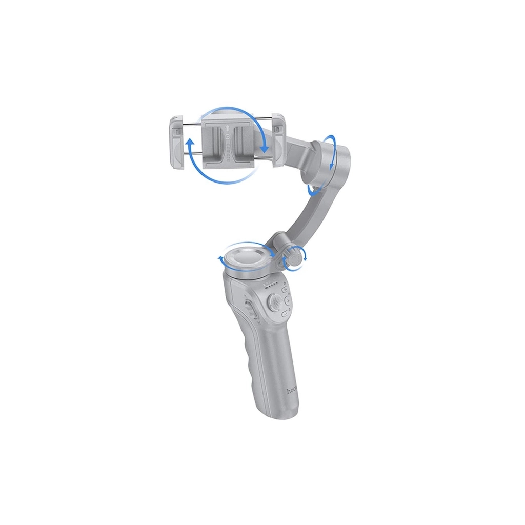 Стедікам HOCO K24 Support 3-axis smart gimbal Gray (6942007635547) - фото 4 Стедікам HOCO K24 Support 3-axis smart gimbal Gray (6942007635547) - фото 4