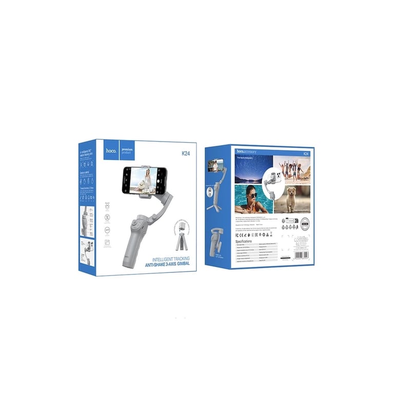 Стедікам HOCO K24 Support 3-axis smart gimbal Gray (6942007635547) - фото 6