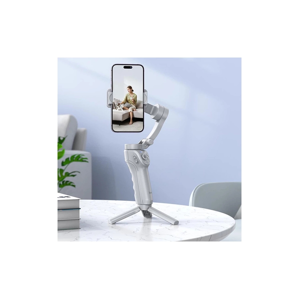 Стедікам HOCO K24 Support 3-axis smart gimbal Gray (6942007635547) - фото 7 Стедікам HOCO K24 Support 3-axis smart gimbal Gray (6942007635547) - фото 7