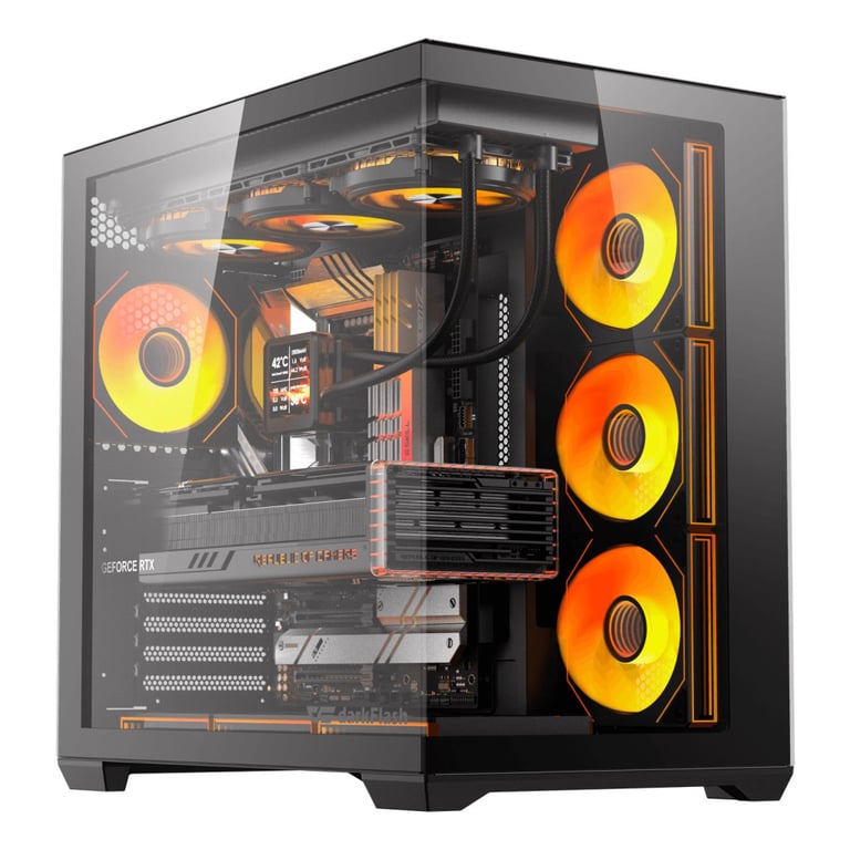 Корпус для ПК DARKFLASH C280 BLACK - фото 2