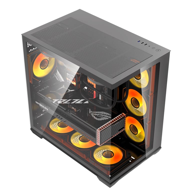 Корпус для ПК DARKFLASH C280 BLACK - фото 8