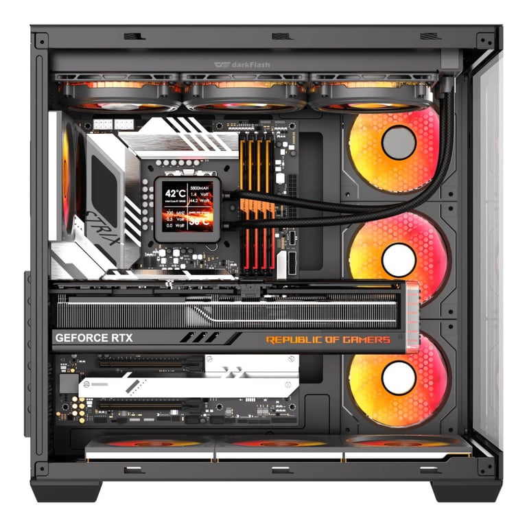 Корпус для ПК DARKFLASH C280 BLACK - фото 9
