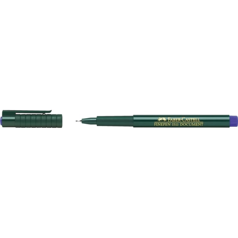 Лайнер Faber-Castell капілярна ручка FINEPEN 1511 Document синій 0,4 мм (1855) - фото 3