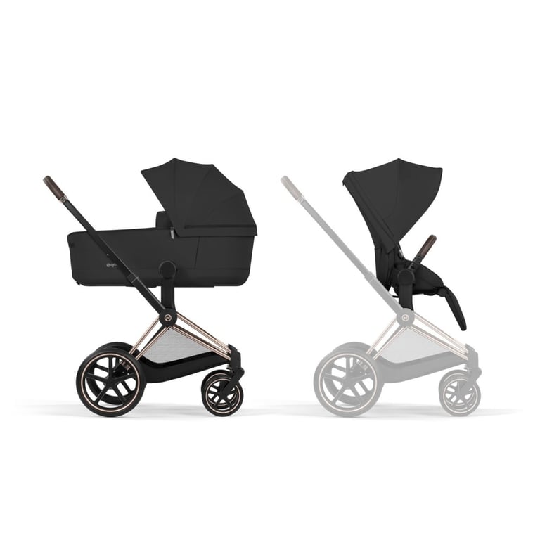 Коляска Cybex Priam 2 в 1 RG Sepia Black COMFORT (526000001) - фото 2