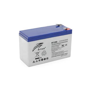 Батарея до ДБЖ Ritar RT1290, 12V 9.0Ah (RT1290 Q12) - фото 1