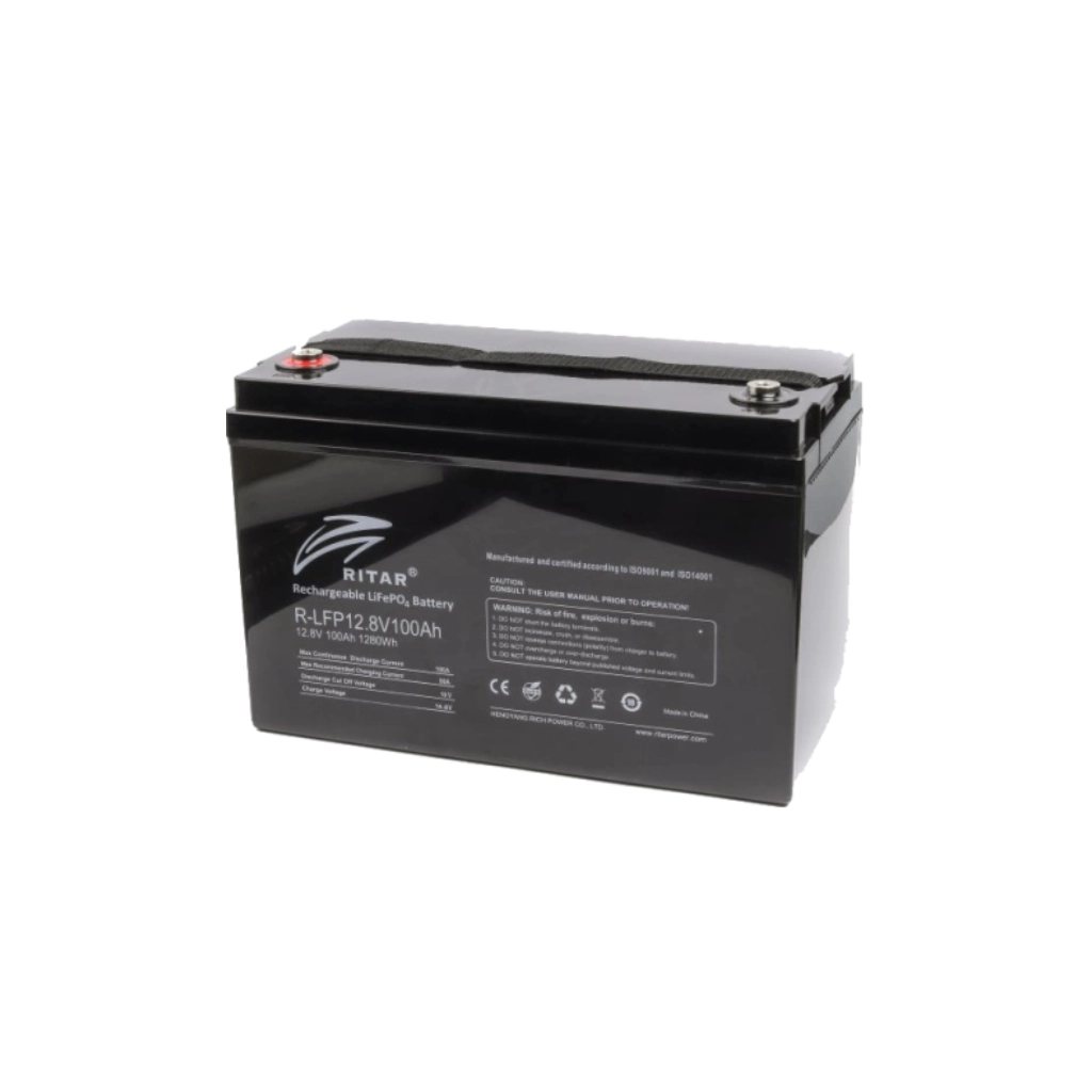 Батарея LiFePo4 Ritar 12,8V 100Ah (R-LFP12.8V100AH) - фото 1 Батарея LiFePo4 Ritar 12,8V 100Ah (R-LFP12.8V100AH) - фото 1