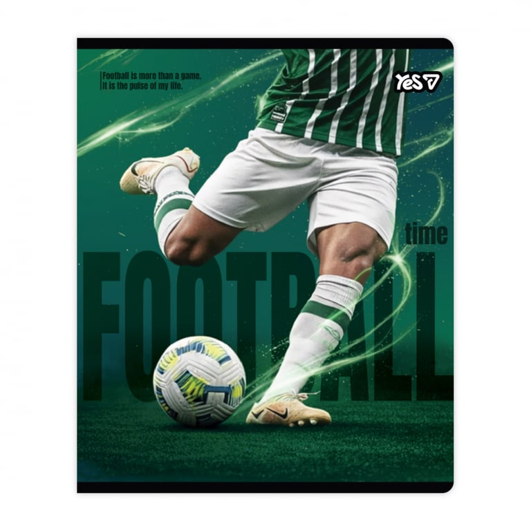 Зошит Yes Football А5 24 аркушів клітинка (768583) - фото 4