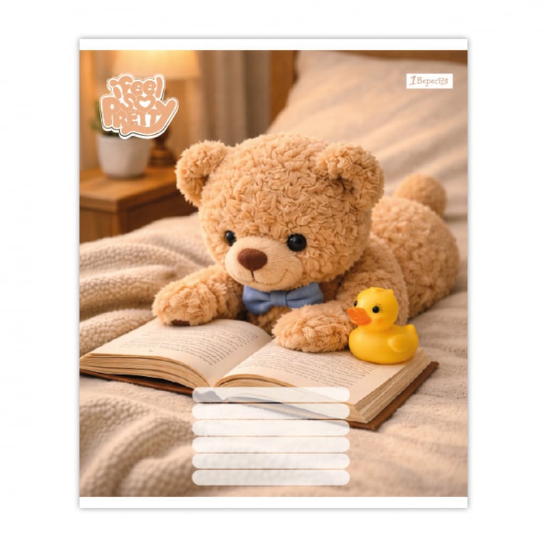 Зошит 1 вересня Bear stories А5 24 аркушів клітинка (768974) - фото 4