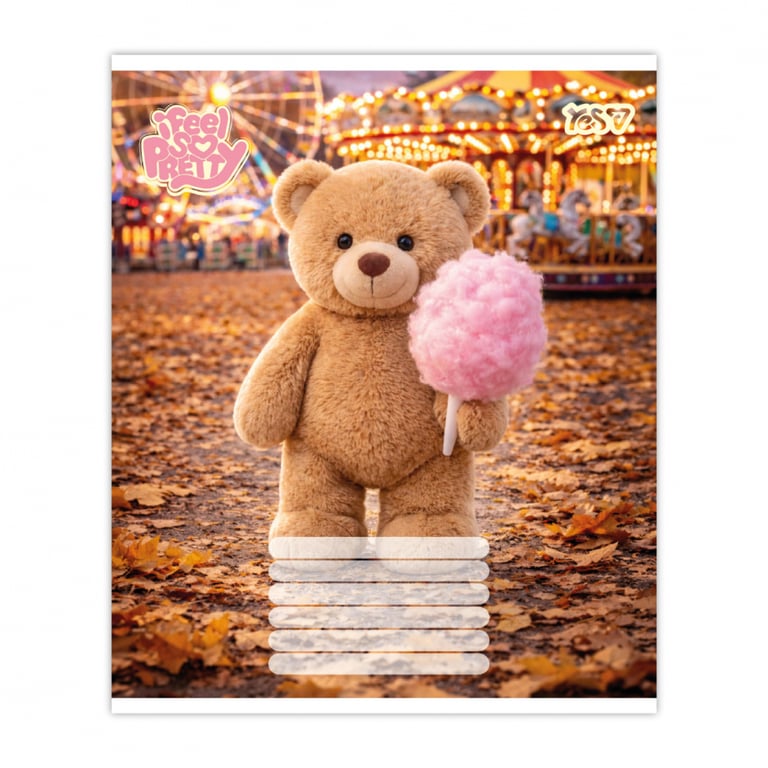 Зошит 1 вересня Bear stories А5 24 аркушів клітинка (768974) - фото 5