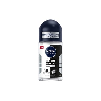 Антиперспірант Nivea MEN Black & White Invisible Original Anti-Transpirant 50 мл (4006000032511) - фото 1