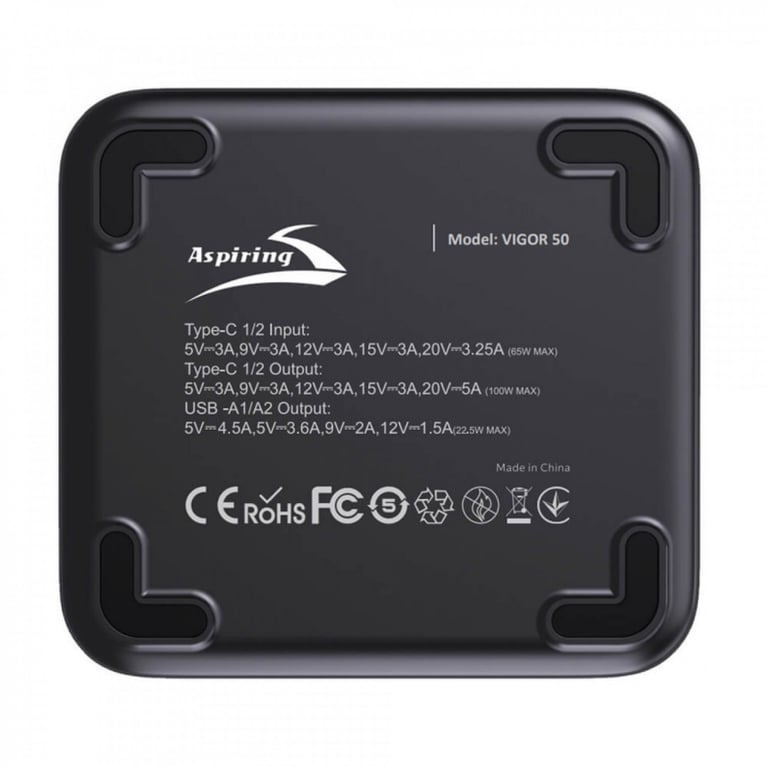 Батарея універсальна Aspiring Vigor 50 50000mAh PD/100W (VTR-PB-V50) - фото 3