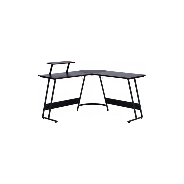 Комп'ютерний стіл GT Racer T-1741 Black (T-1741 (130x130x45x73) Black) - фото 1