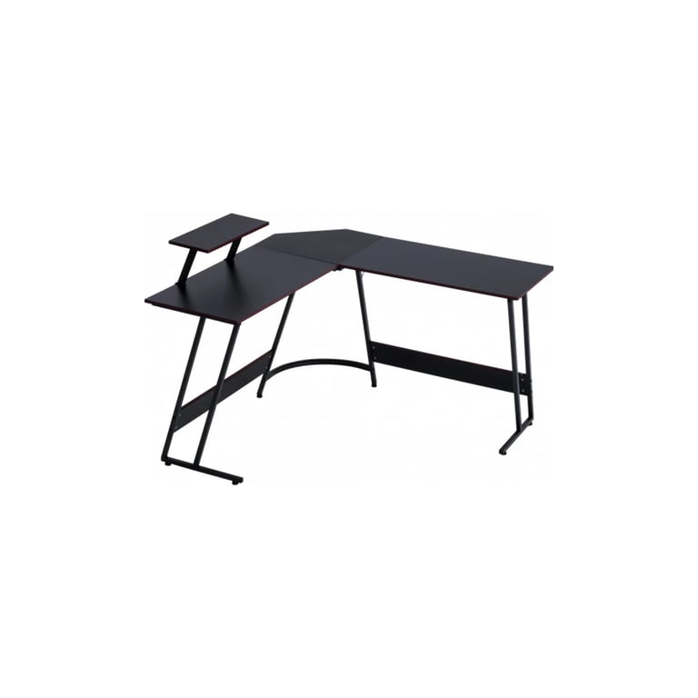 Комп'ютерний стіл GT Racer T-1741 Black (T-1741 (130x130x45x73) Black) - фото 2