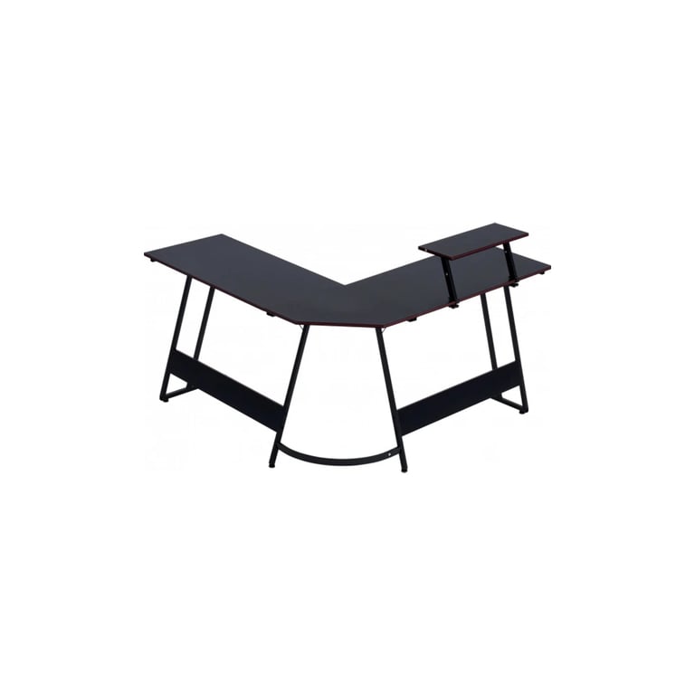Комп'ютерний стіл GT Racer T-1741 Black (T-1741 (130x130x45x73) Black) - фото 5