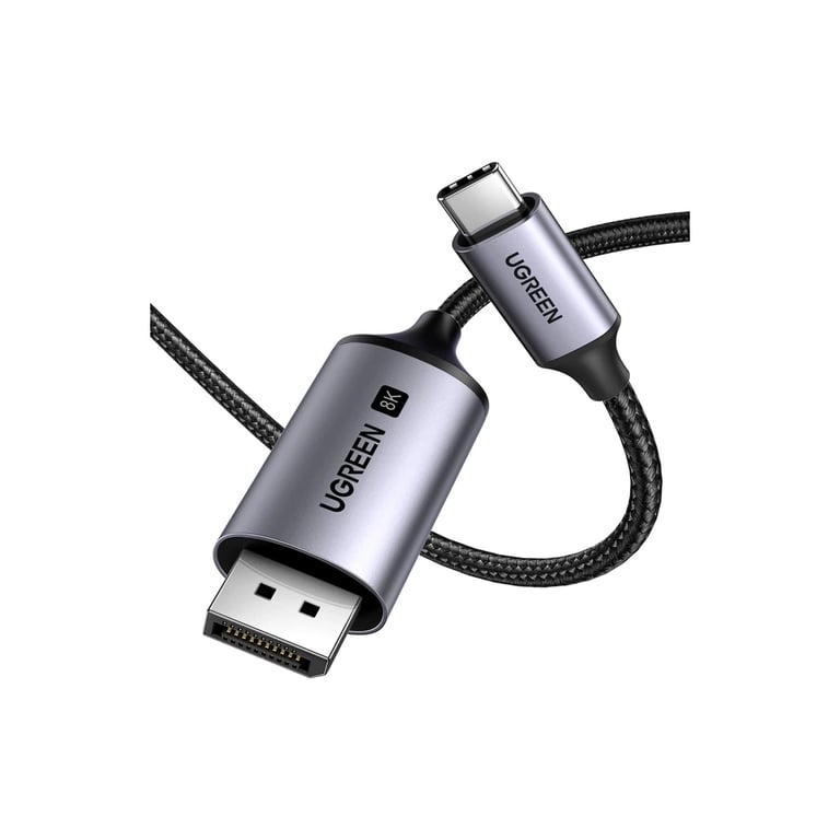 Кабель мультимедійний USB-C to DisplayPort M 3.0m 8K CM556 black Ugreen (25839) - фото 2