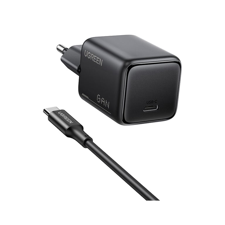 Зарядний пристрій Ugreen X517 USB-C PD25W GaN black (65736) - фото 2