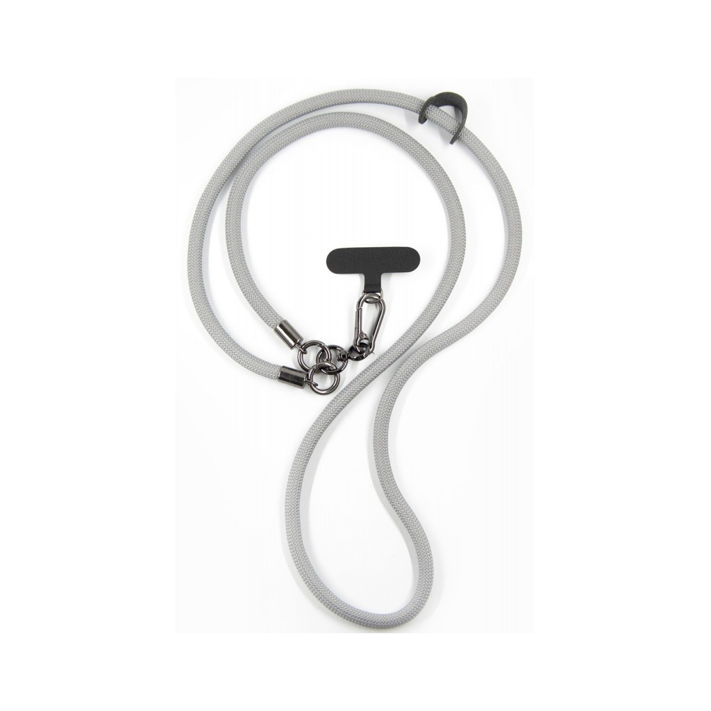 Чохол до мобільного телефона Dengos Case + Cross-body Strap Samsung Galaxy S25 FE Black+Grey (DG-KM-CCRB-28) - фото 3 Чохол до мобільного телефона Dengos Case + Cross-body Strap Samsung Galaxy S25 FE Black+Grey (DG-KM-CCRB-28) - фото 3