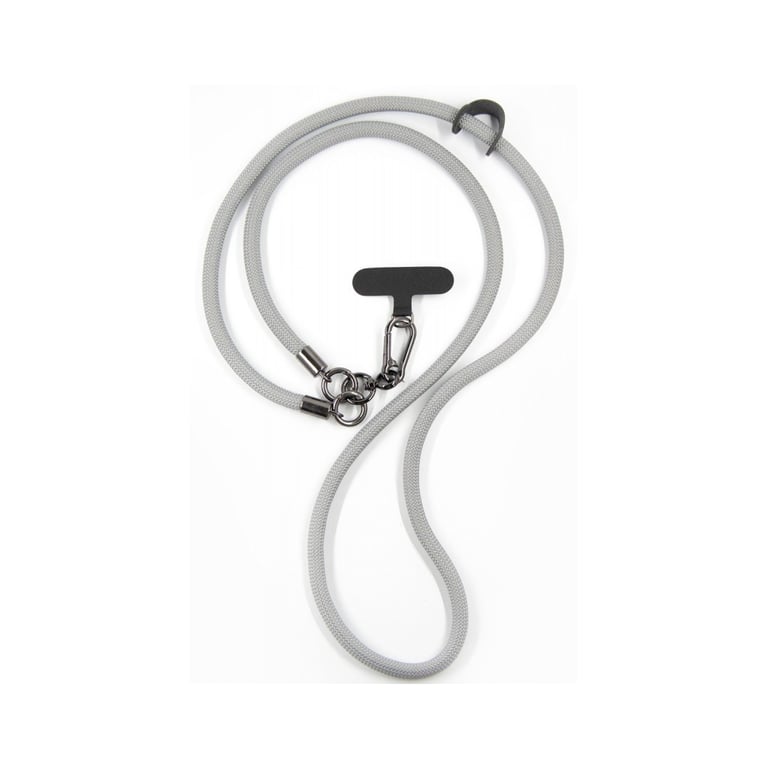 Чохол до мобільного телефона Dengos Case + Cross-body Strap Samsung Galaxy S25 FE Black+Grey (DG-KM-CCRB-28) - фото 3