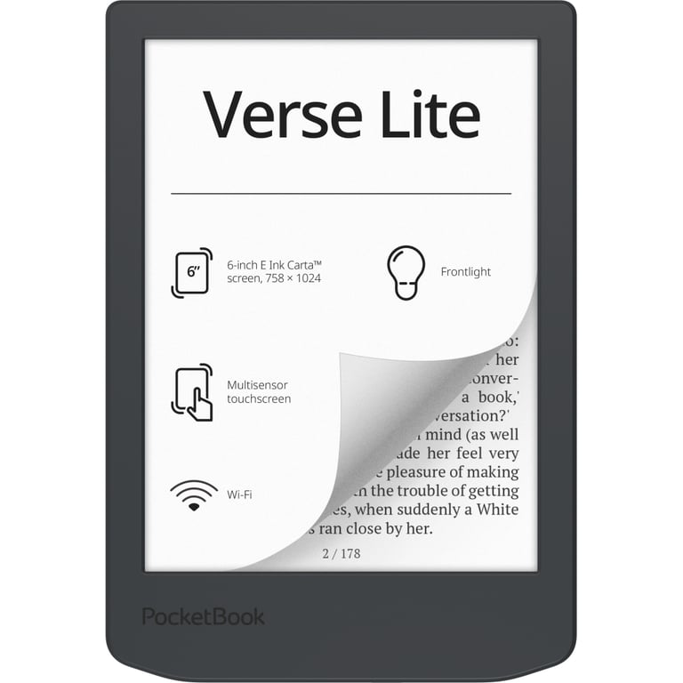 Електронна книга Pocketbook 619 Verse Lite, Midnight Grey (PB619-T-WW) - фото 2