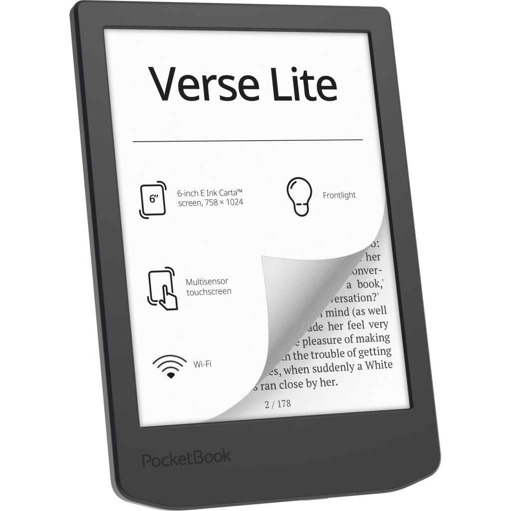 Електронна книга Pocketbook 619 Verse Lite, Midnight Grey (PB619-T-WW) - фото 4 Електронна книга Pocketbook 619 Verse Lite, Midnight Grey (PB619-T-WW) - фото 4