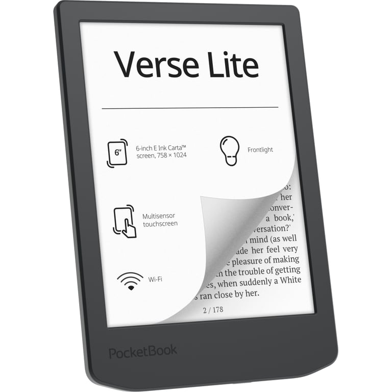 Електронна книга Pocketbook 619 Verse Lite, Midnight Grey (PB619-T-WW) - фото 4