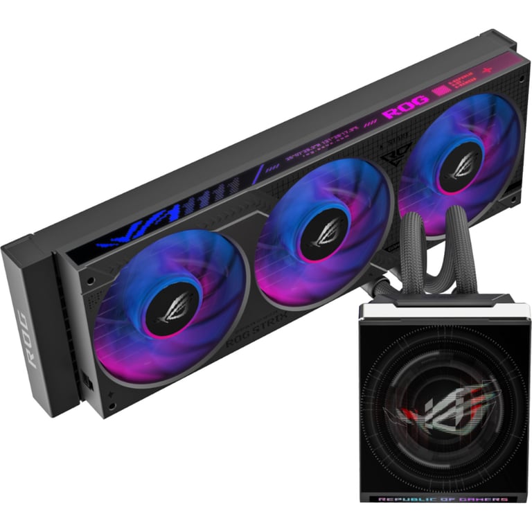 Система рідинного охолодження ASUS ROG STRIX SLC IV 360 ARGB LCD (90RC01S1-B0EAY0) - фото 1