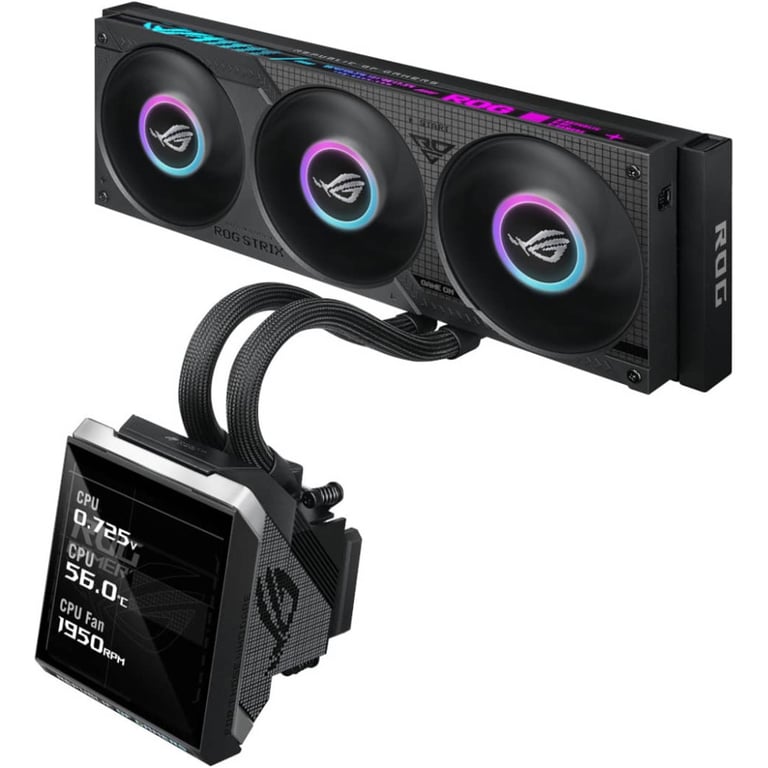Система рідинного охолодження ASUS ROG STRIX SLC IV 360 ARGB LCD (90RC01S1-B0EAY0) - фото 2