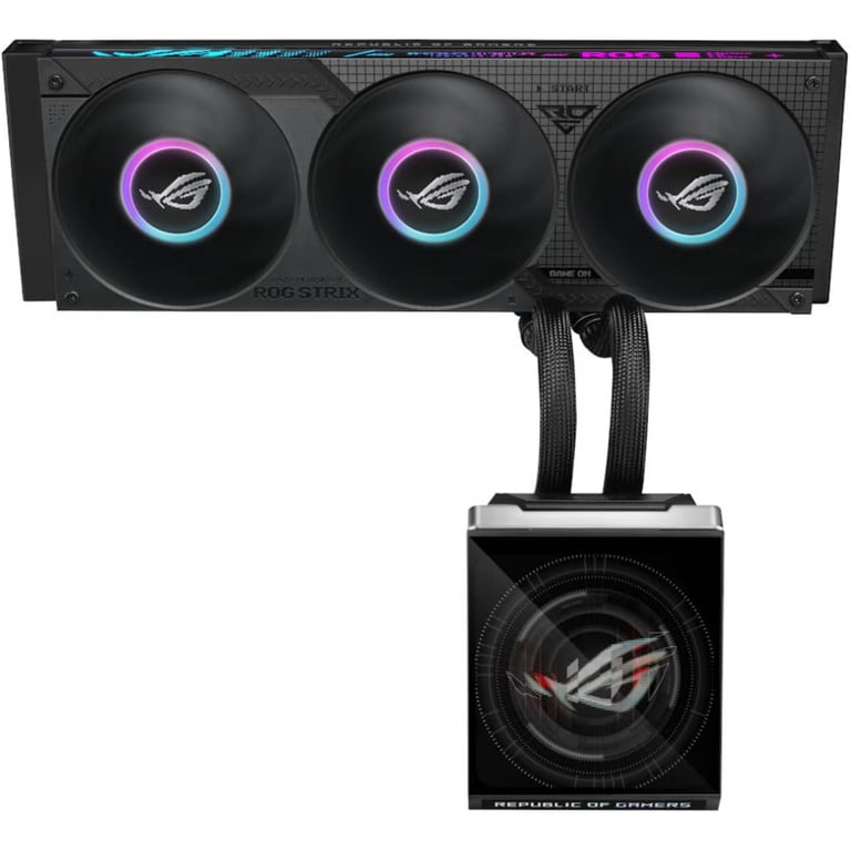 Система рідинного охолодження ASUS ROG STRIX SLC IV 360 ARGB LCD (90RC01S1-B0EAY0) - фото 3