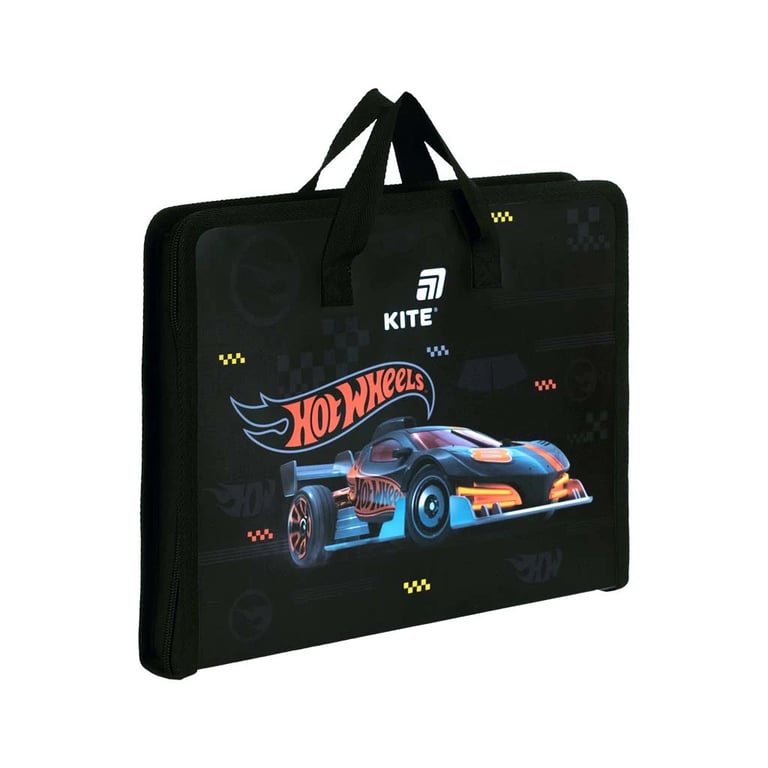 Папка - портфель Kite на блискавці A4 Hot Wheels, 1 відділення (HW26-202) - фото 2