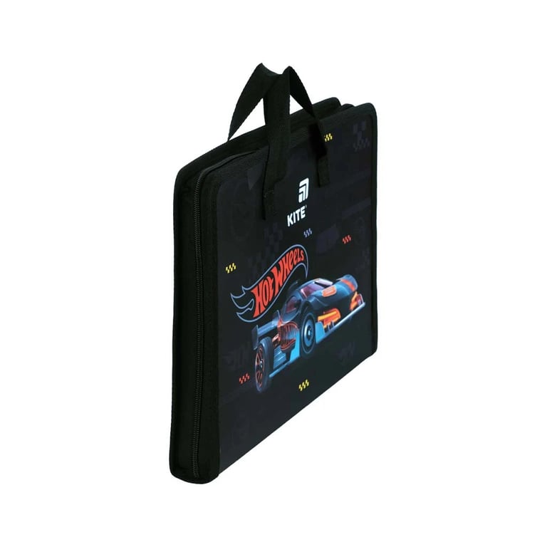Папка - портфель Kite на блискавці A4 Hot Wheels, 1 відділення (HW26-202) - фото 3