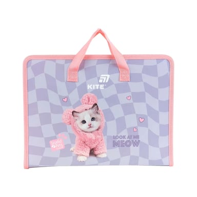 Папка - портфель Kite на блискавці A4 Studio Pets, 1 відділення (SP26-202) - фото 1