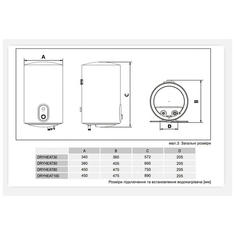Бойлер Gorenje DryHeat 100 (747939) - фото 4