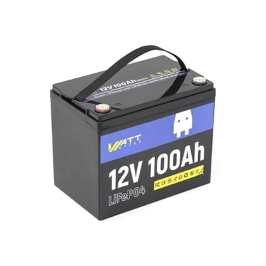 Батарея LiFePo4 WattCycle 12,8V 100Ah, 1,28kWh (WT12V100AH100) - фото 1