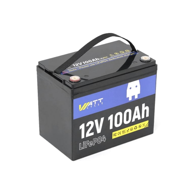 Батарея LiFePo4 WattCycle 12,8V 100Ah, 1,28kWh (WT12V100AH100)