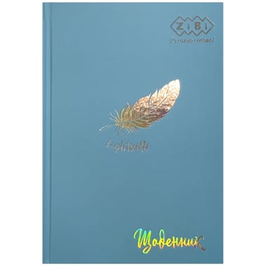 Щоденник шкільний ZiBi MONOCHROME В5, 40 аркушів, тверда обкладинка блакитний (ZB.13761-14) - фото 1