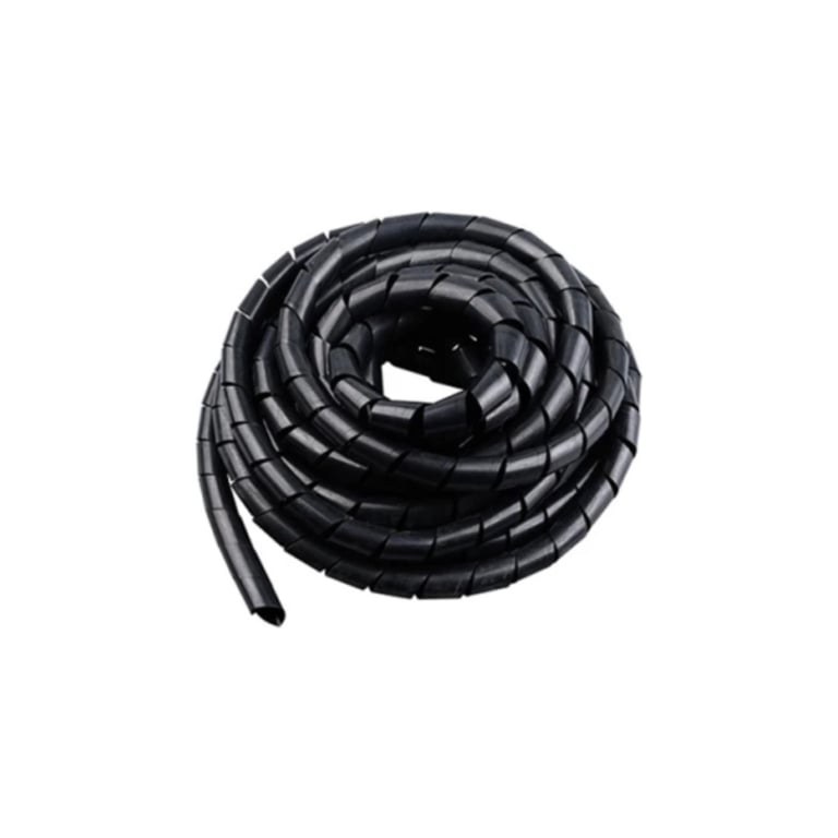 Органайзер для дротів спіральний, діаметр 6mm, довжина 15m, black Voltronic (YT-6-15B)