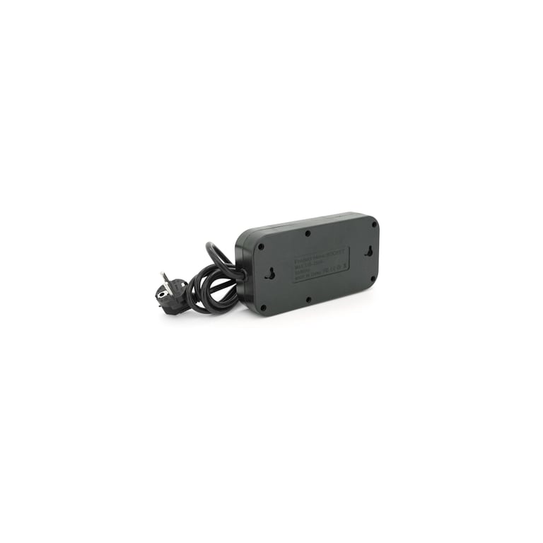 Мережевий фільтр живлення Voltronic F09U, 3 роз EU, 4USB Black (F09U-Black) - фото 2