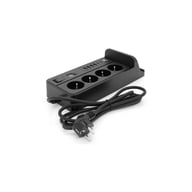 Мережевий фільтр живлення Voltronic G12H, 4 роз, 4USB 3,2А, 2 Type-C, 2м Black (YT-G12H) - фото 1
