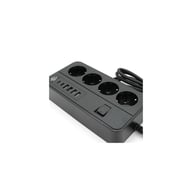 Мережевий фільтр живлення Voltronic G13, 3000W, 4 роз, 4USB 3,2А, 2 Type-C, 2м Black (YT-G13) - фото 4