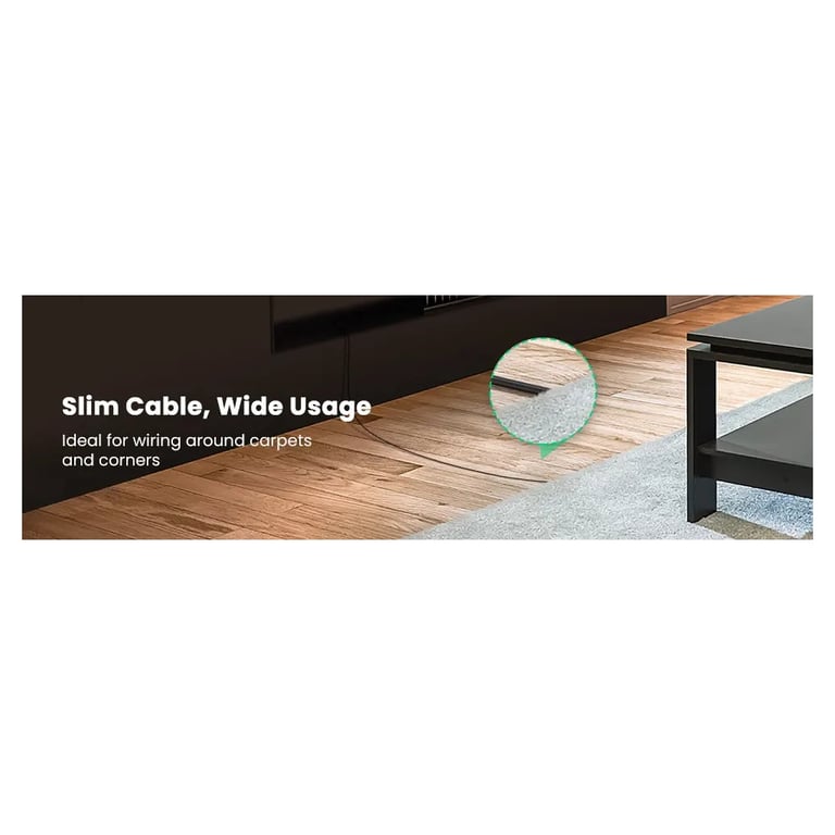 Патч-корд 0.5м, U/UTP CAT 6A Copper Ethernet Cable тонкий(діаметр 2.8мм) NW122 Black Ugreen (70331) - фото 9
